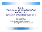 BÀI 1: TỔNG QUAN VỀ TRUYỀN THÔNG KHÔNG DÂY