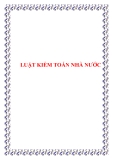 LUẬT KIỂM TOÁN NHÀ NƯỚC