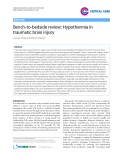 Báo cáo y học: "Bench-to-bedside review: Hypothermia in traumatic brain injury"