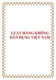 VĂN BẢN LUẬT HÀNG KHÔNG DÂN DỤNG VIỆT NAM