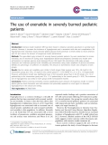 Báo cáo y học: "The use of exenatide in severely burned pediatric patients."
