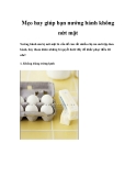 Mẹo hay giúp bạn nướng bánh không nứt mặt