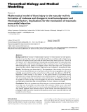 Báo cáo y học: " Mathematical model of blunt injury to the vascular wall via formation of rouleaux and changes in local hemodynamic and rheological factors. Implications for the mechanism of traumatic myocardial infarction"
