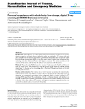 Báo cáo y học: " Personal experience with whole-body, low-dosage, digital X-ray scanning (LODOX-Statscan) in trauma"