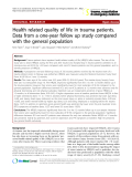 Báo cáo y học: "Health related quality of life in trauma patients. Data from a one-year follow up study compared with the general population"