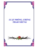 Tài liệu LUẬT PHÒNG, CHỐNG THAM NHŨNG