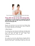 Thay đổi về da và tóc khi mang bầu