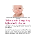 'Điểm danh' 5 mẹo hay trị tưa lưỡi cho trẻ