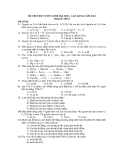 ĐỀ THI THỬ TUYỂN SINH ĐẠI HỌC, CAO ĐẲNG NĂM 2011 Môn thi : HOÁ ĐỀ SỐ 04