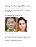 Làm đẹp cho đôi mắt đẹp mê hồn, tự nhiên