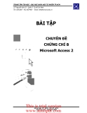 Bài tập ôn thi Microsoft Access