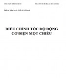 Đồ án Mạch và thiết bị điện tử: Điều chỉnh tốc độ động cơ điện một chiều