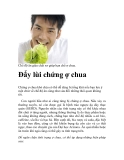  Đẩy lùi chứng ợ chua