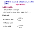 Acid carboxylic hỗn chức