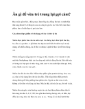 Ăn gì để vừa trẻ trung lại gợi cảm?