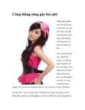 Căng thẳng cũng gây béo phì