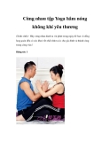 Cùng nhau tập Yoga hâm nóng không khí yêu thương