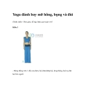 Yoga đánh bay mỡ hông, bụng và đùi