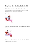 Yoga toàn diện cho thân hình cân đối