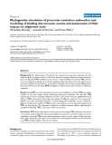 Báo cáo y học: "Phylogenetic simulation of promoter evolution: estimation and modeling of binding site turnover events and assessment of their impact on alignment tools"