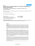 Báo cáo y học: " Evidence for horizontal transfer of a secondary metabolite gene cluster between fungi"