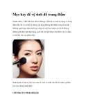 Mẹo hay để vệ sinh đồ trang điểm