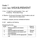 Grade: 7 Unit4- Set4:  MEASUREMENT