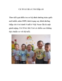 Cứ 10 trẻ thì có 3 bé thấp còi
