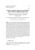 Báo cáo sinh học: "Genetic variations of the porcine PRKAG3 gene in Chinese indigenous pig breeds"