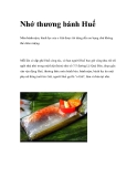 Nhớ thương bánh Huế