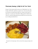 Pastrami, hương vị thịt bò từ New York