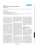 Call for an enzyme genomics initiative Peter D Karp