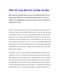Món tết Nam Bộ trên cái bếp củi dừa Đây là miệt vườn nên bếp nhà nào cũng