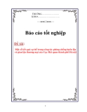 Luận văn:Một số kết quả cụ thể trong công tác phòng chống buôn lậu và gian lận thương mại của Cục Hải quan thành phố Hà nội