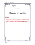 Đề án tốt nghiệp: Lợi nhuận và các giải pháp nâng cao lợi nhuận ở công ty xuất nhập khẩu tạp phẩm TOCONTAP