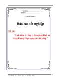 Luận văn: Xuất khẩu ở Công ty Cung ứng Dịch Vụ Hàng Không Thực trạng và Giải pháp