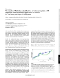 Báo cáo y học: " Correction: Multiclass classification of microarray data with repeated measurements: application to cancer"