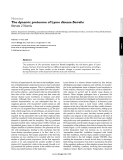 Báo cáo y học: "The dynamic proteome of Lyme disease Borrelia"