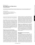Báo cáo y học: "Small genomes and big science"