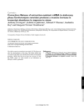 Báo cáo y học: "Correction: Release of extraction-resistant mRNA in stationary phase Saccharomyces cerevisiae produces a massive increase in transcript abundance in response to stress"