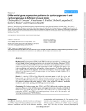 Báo cáo y học: "Differential gene expression patterns in cyclooxygenase-1 and cyclooxygenase-2 deficient mouse brain"