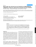 Báo cáo y học: "Kappa-alpha plot derived structural alphabet and BLOSUM-like substitution matrix for rapid search of protein structure database"