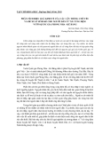 Báo cáo nghiên cứu khoa học đề tài " Phân tích hiệu quả kinh tế của các cây trồng chủ yếu và đề xuất sinh kế cho người dân ở 7 xã vùng đệm Vườn quốc gia Phong Nha - Kẻ Bàng "