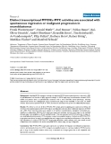 Báo cáo y học: "Distinct transcriptional MYCN/c-MYC activities are associated with spontaneous regression or malignant progression in neuroblastomas"