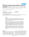 Báo cáo y học: " Dynamic expression of small non-coding RNAs, including novel microRNAs and piRNAs/21U-RNAs, during "