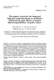 Báo cáo sinh học: "Divergent selection for humoral immune responsiveness in chickens: distribution and effects of major histocompatibility complex types"
