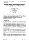 Báo cáo nghiên cứu khoa học " Development of Modeling System to Simulate Hydrodynamic and Environmental Quantities in the Hai Phong Estuary, Vietnam "