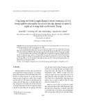 Báo cáo nghiên cứu khoa học " Ứng dụng mô hình Length-Based Cohort Analysis (LCA) trong nghiên cứu nguồn lợi cá nổi lớn đại dương và quản lý nghề cá ở vùng biển xa bờ miền Trung "