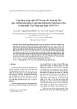 Báo cáo nghiên cứu khoa học " Ứng dụng công nghệ GIS trong xây dựng  dự báo ngư trường khai thác cá ngừ đại dương trong nghề câu vàng ở vùng biển Việt Nam giai đoạn 2000 - 2010 "