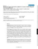 Multi-tissue gene-expression analysis in a mouse model of thyroid hormone resistance